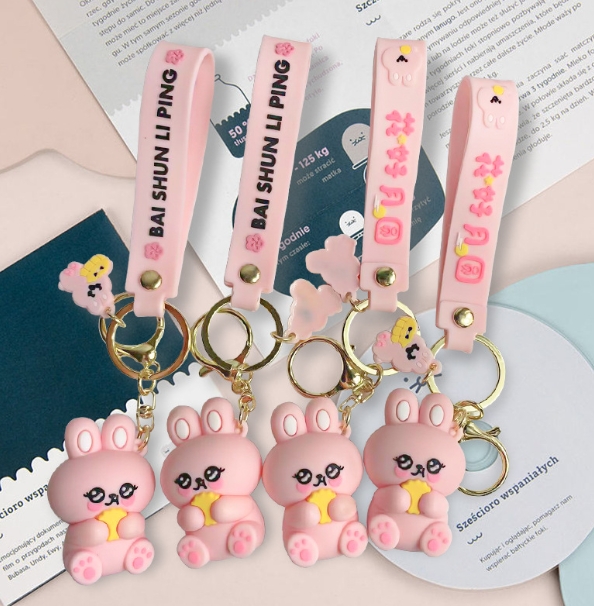 Soft Rubber Keychain