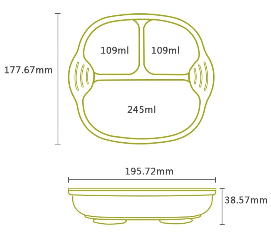 Baby Silicone Meal Tray