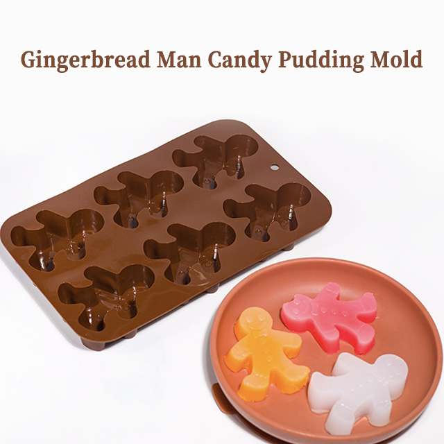 Gingerbread Man Candy Pudding Mold