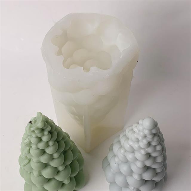 Silicone Christmas Tree Candle Mold