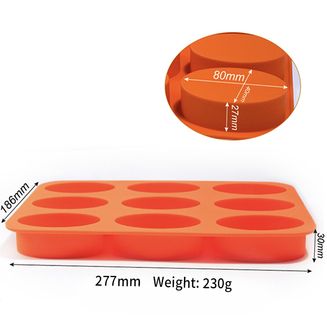 Silicone Oval Soap Mold