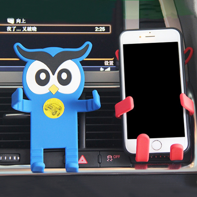 Car Cartoon Folding Mobile Phone Holder
