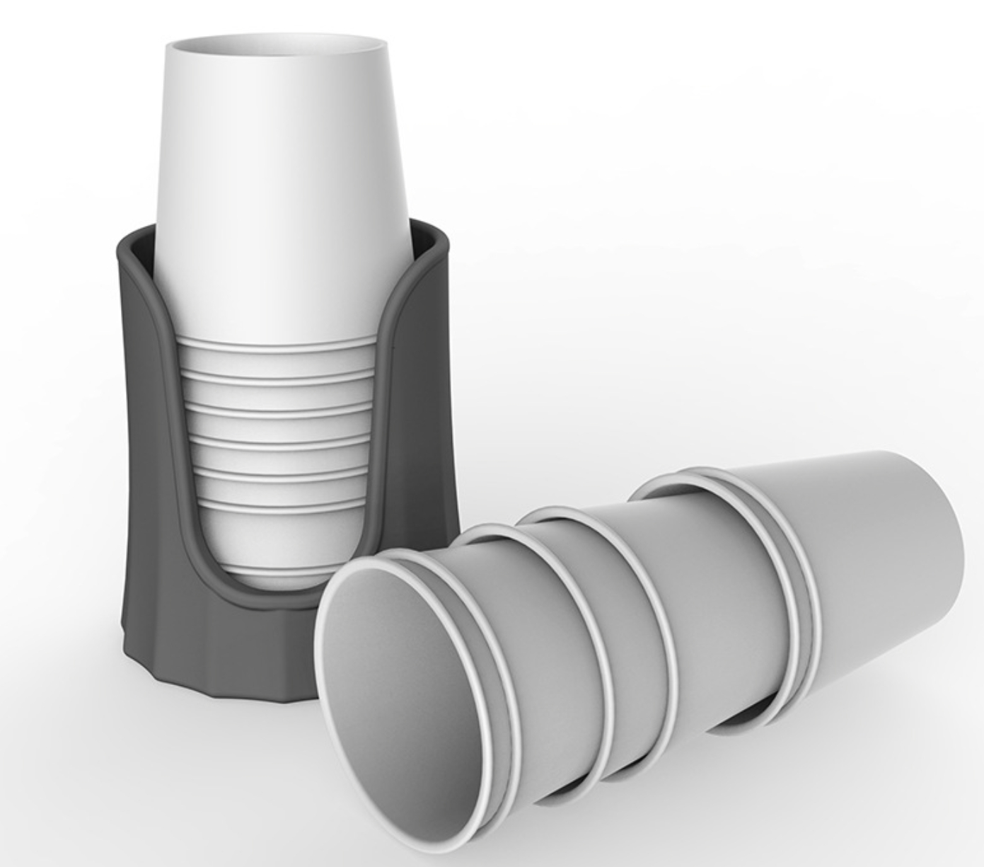 Silicone Disposable Cup Organizer