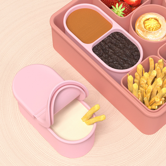 Silicone Salad Dressing Container