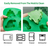 DIY Christmas Tree & Hat Silicone Baking Mold Set - 6 Piece Cake & Chocolate Mold Kit