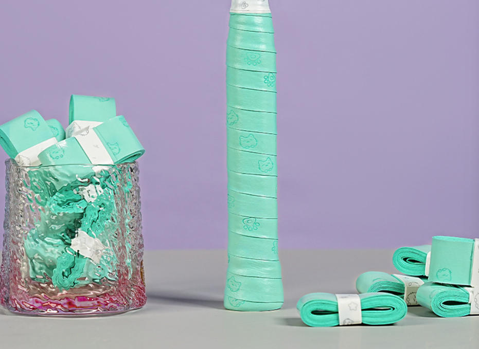 Cat Paw Tennis Racket overgrip Anti-Slip Tape,Fishing Rod Wrap, Sweat-Absorbing, Wear-Resistant Wrapping Tape for Badminton Rackets