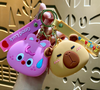 Creative Silicone Children's Coin Purse Keychain Pendant Mini Cute Bluetooth Earphone Storage Bag