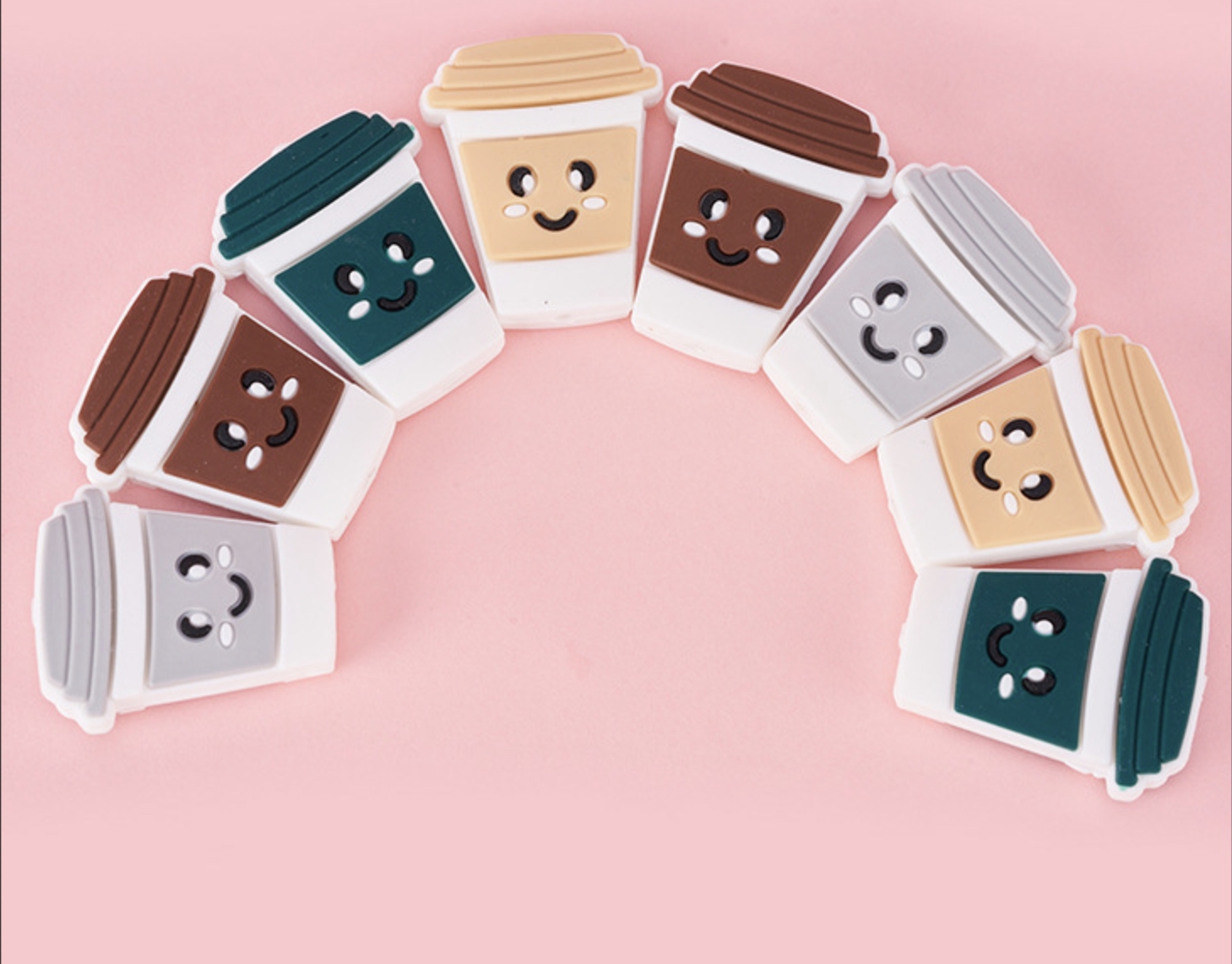 Silicone Milk Tea Cup Teether