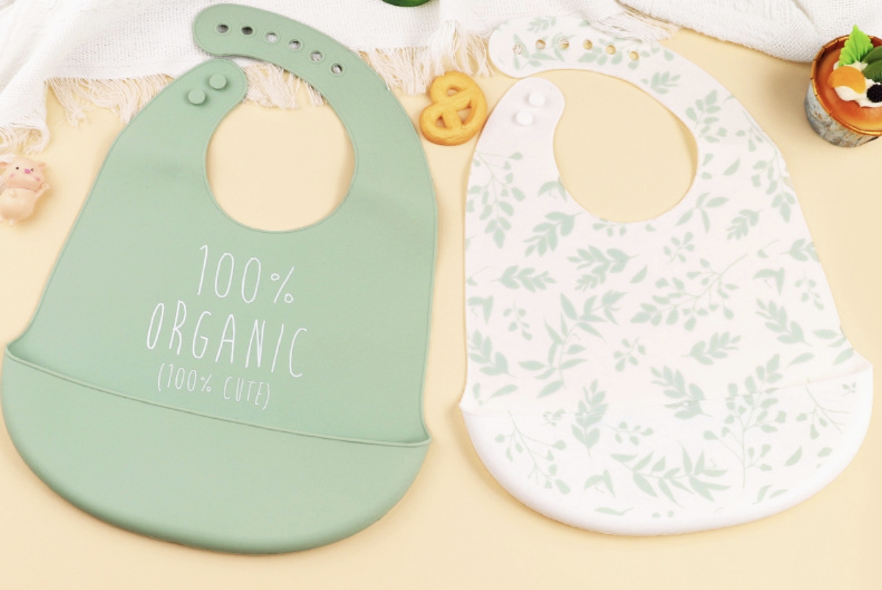 Baby Silicone Printed Bib (2)