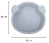 Food grade silicone dinner plate