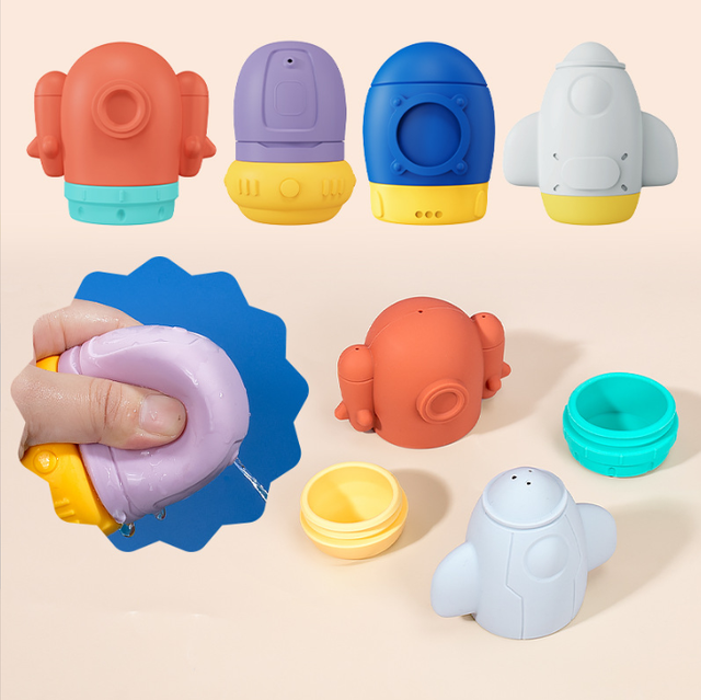 Amazon Bestselling Simple Children's Food-Grade Silicone Water Cup Baby Training Wholesale All-Anti-Fall Sippy Cup.