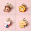 PVC Soft Silicone Keychain Small Pendant Little Animal Car Keychain Charm Cute Couple Cartoon Keychain