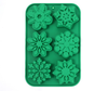 Cross-border Christmas Mold Silicone Mold Christmas Tree Gingerbread Man Snowflake Christmas Cookie Candy Mold.