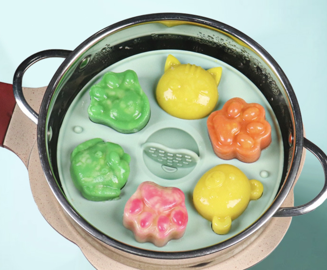 Silicone Cartoon Steamed Cake Mold