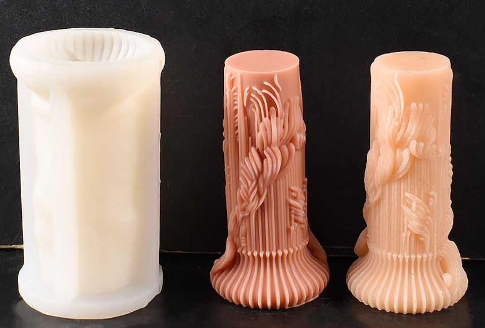 Roman Column Candle Mold