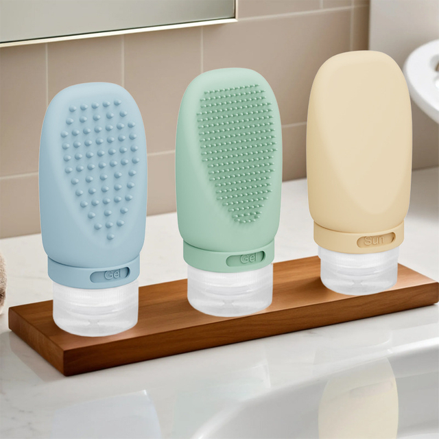 Silicone Shampoo Bottle