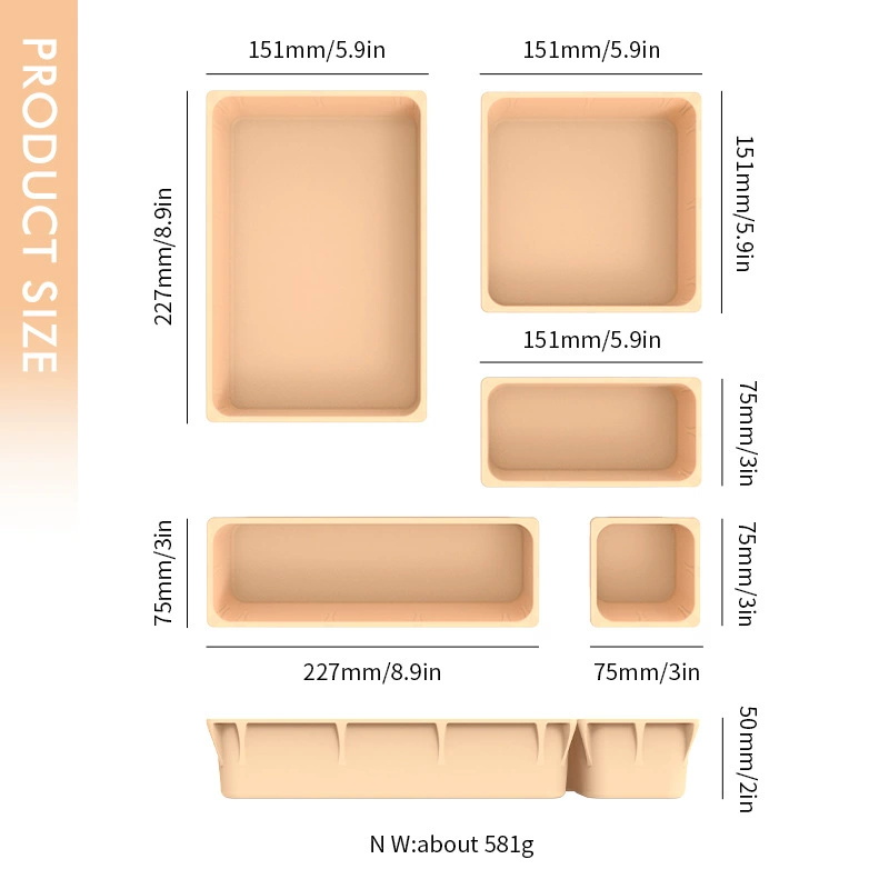 Silicone Desktop Storage Box