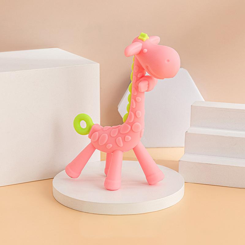 Silicone Giraffe Teether