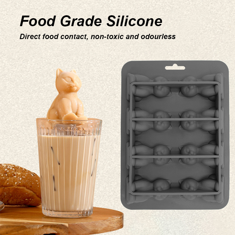 Kitten Ice Tray Mold 