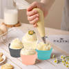 Silicone Baking Cups Set (6-Pack) - Reusable Muffin, Cupcake & Egg Tart Molds for Air Fryer, Oven & Freezer