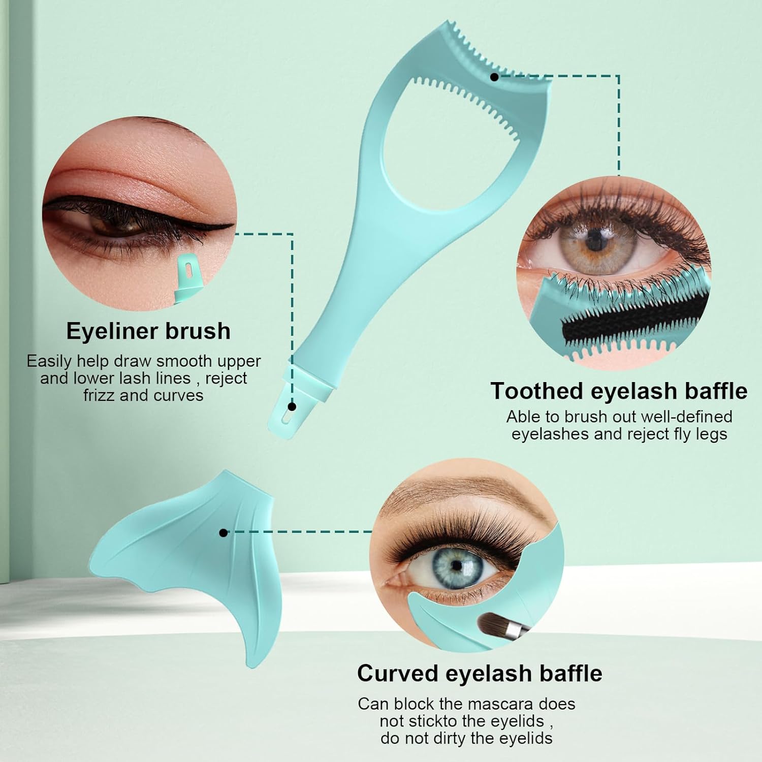 Reusable Silicone Eyeliner Tool