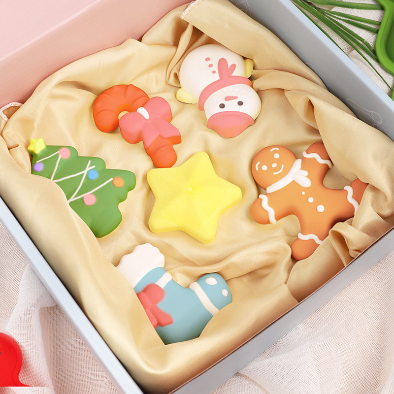 6 Customized Cross-border Christmas Silicone Mold Food Grade Mousse Mold Baking Christmas Tree Silicone Cake Mold