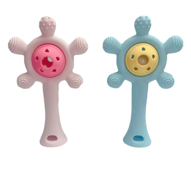 Silicone Palm Rattle Teether