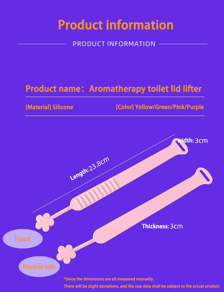 Aromatherapy toilet lid lifter