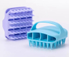Silicone Bath Brush, Magic Scrub for Bathing, Shower Brush for Back Scrubbing, Body Cleansing Brush, Head Itch-relief Massage, Double-sided Hair Washing Brush