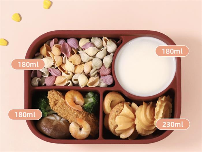 Silicone Compartment Lunch Box