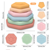 Silicone stacking toys