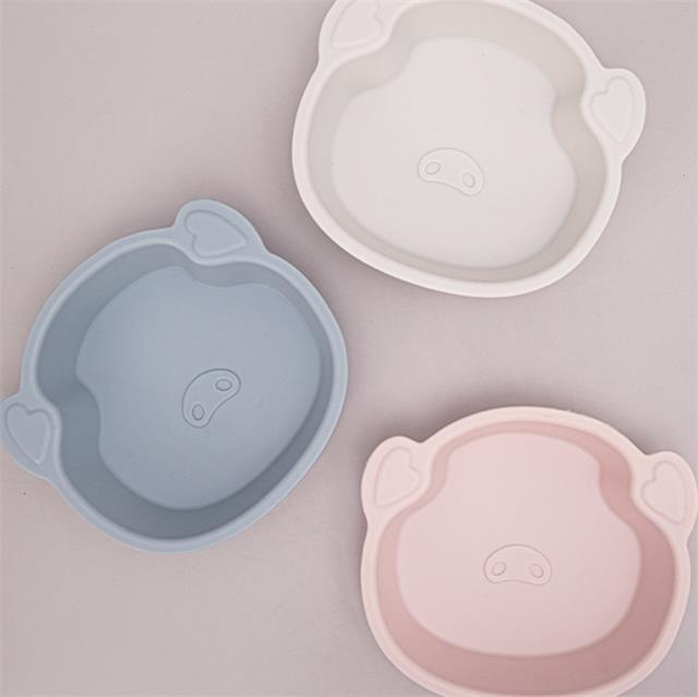 Food grade silicone dinner plate