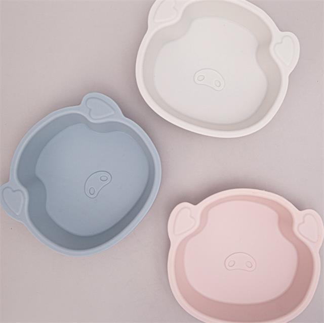 Food grade silicone dinner plate