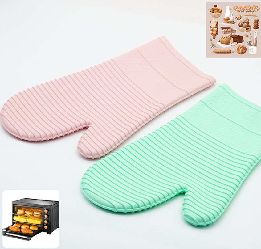 Insulated Silicone Cooking Gloves
