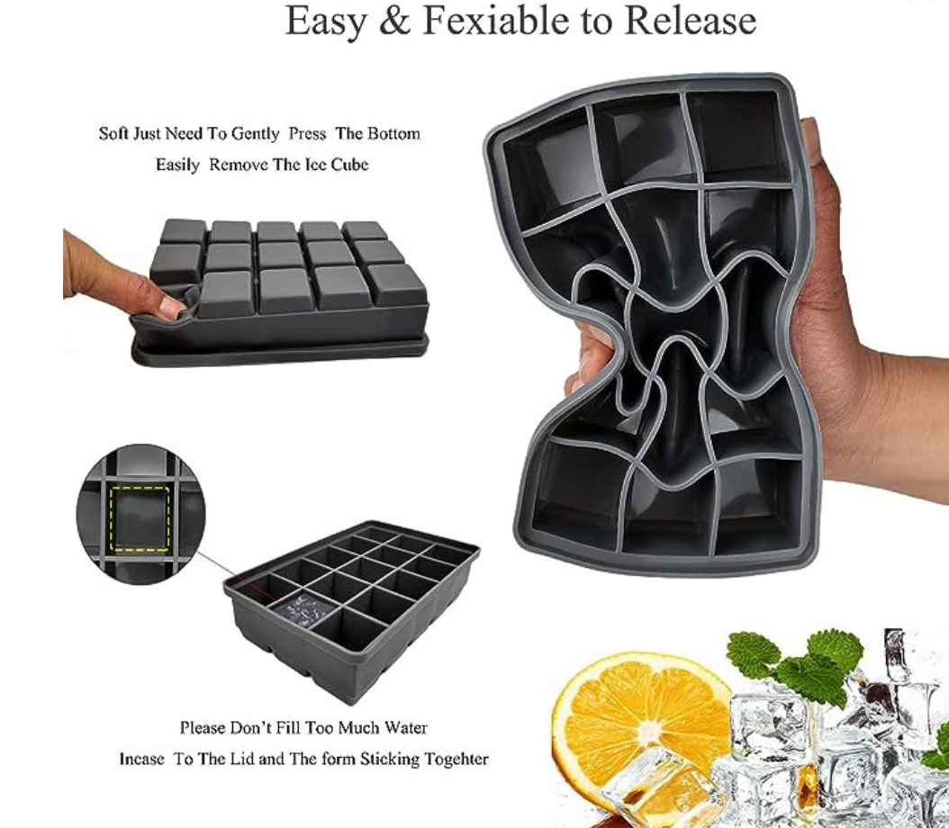 Large Square Ice Cube Mold