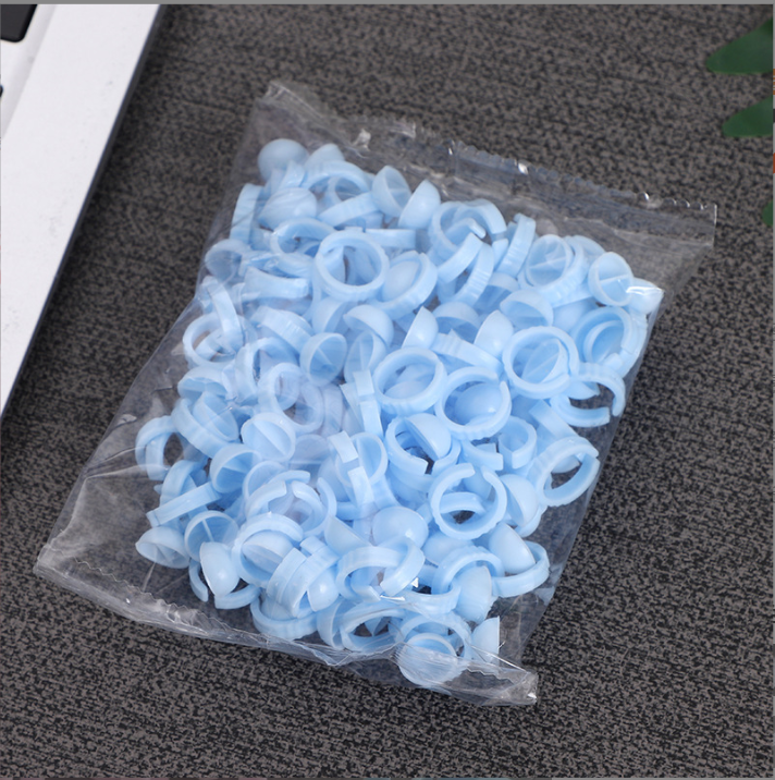 Cross-border False Eyelash And Microblading Pigment Cup, Eyebrow Ring Cup, Eyelash Extension Glue Ring Cup, Available in Large, Medium, And Small Sizes