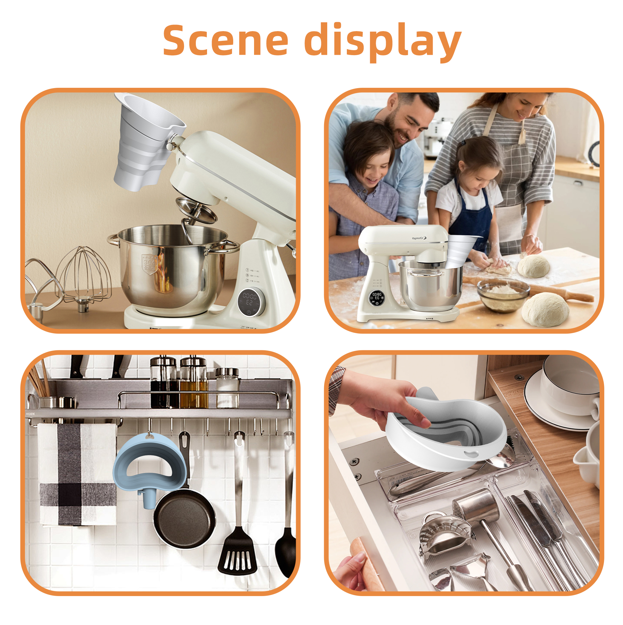 Cross-border trending kitchen flour funnel