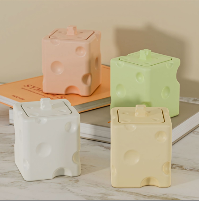 DIY cheese storage box, cheese candle holder, resin mold, plaster decoration, silicone mold