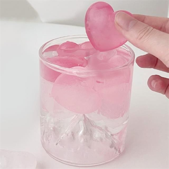 Rose Heart Shape Diamond Ice Tray