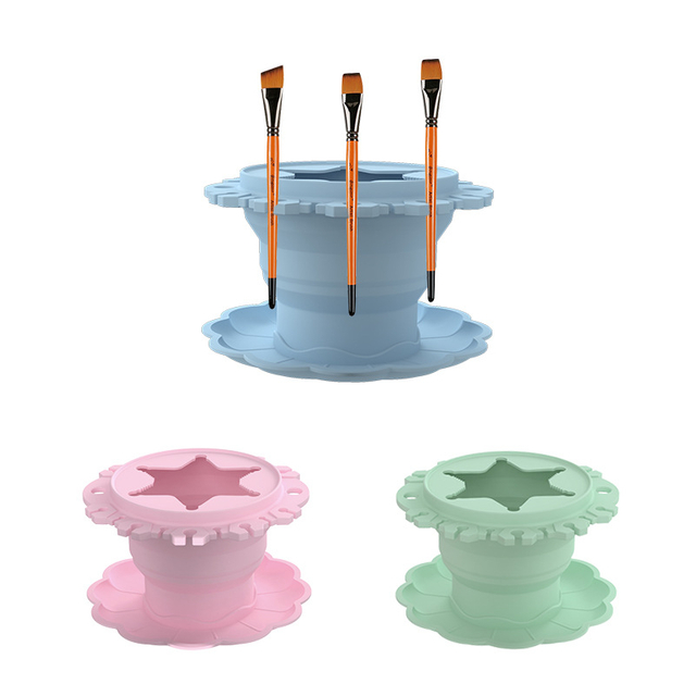 Silicone Oil Painting Brush Holder