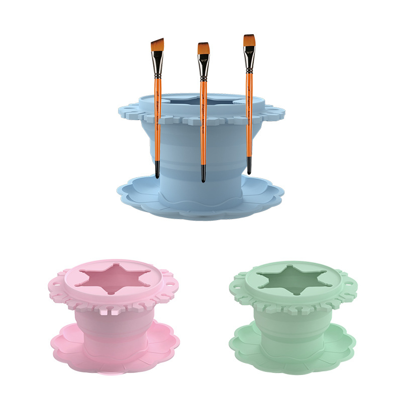Silicone Oil Painting Brush Holder