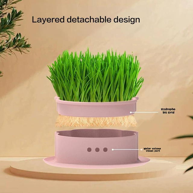 Silicone Cat Grass Cultivation Pot