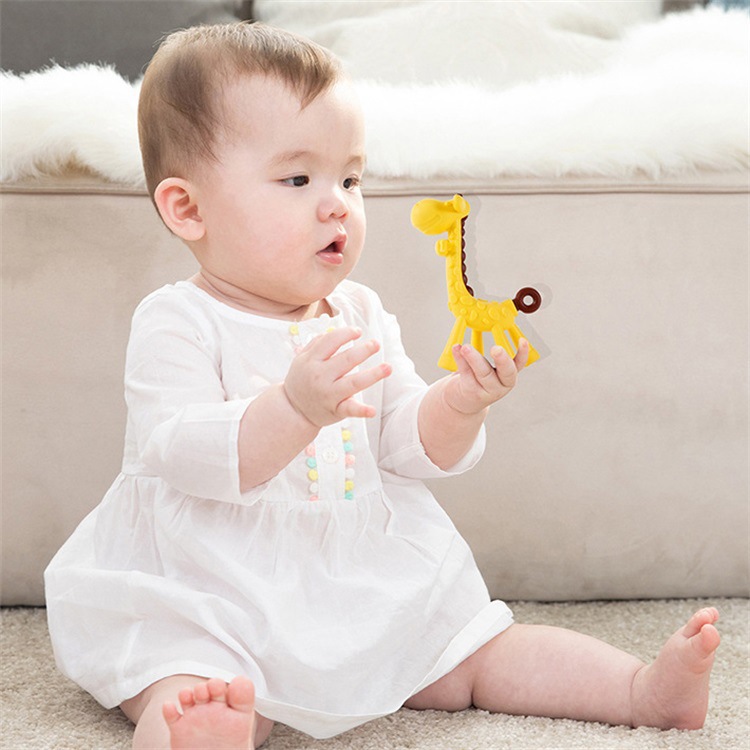 Silicone Giraffe Teether