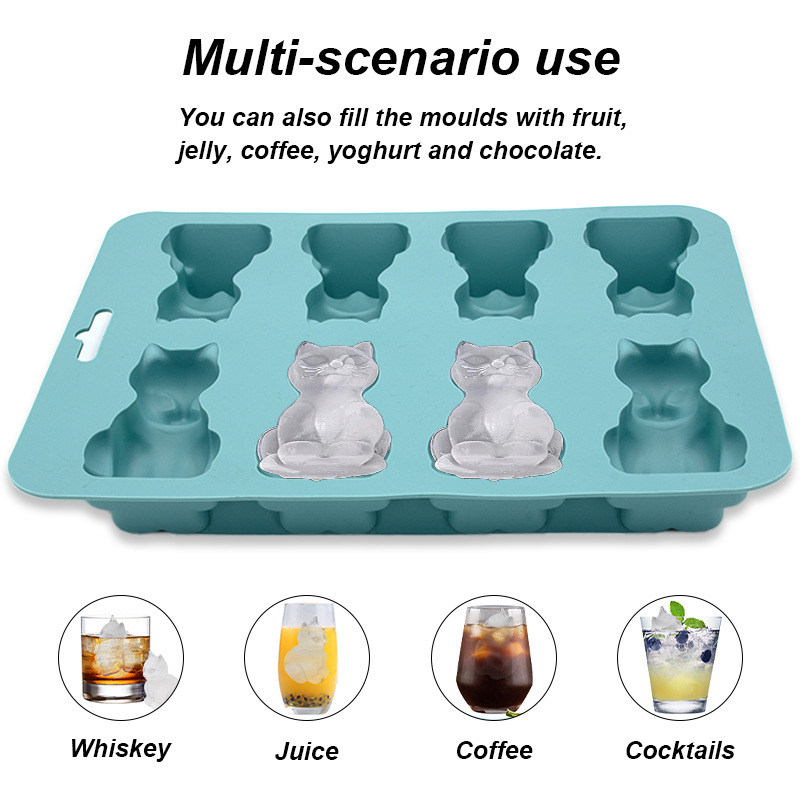Kitten Ice Tray Mold 