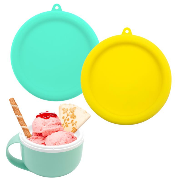 Silicone Ice Cream Bowl Cover