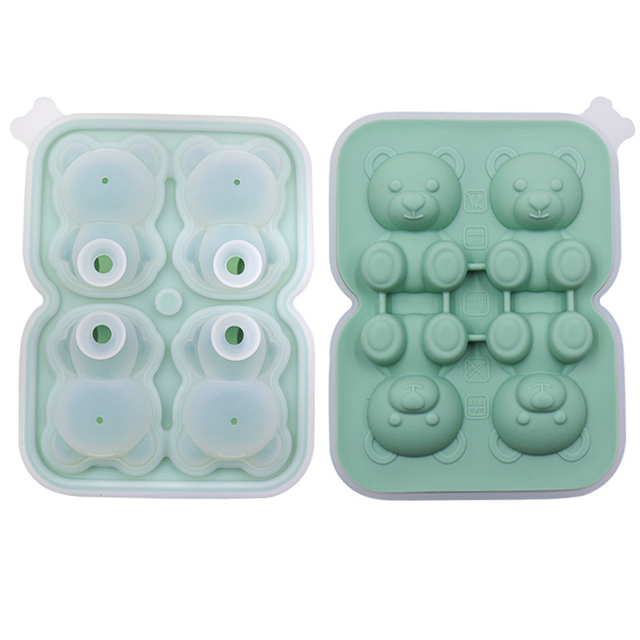 Custom Bear Ice Tray – Fun & Silicone Mold for Ice Cubes, Ice Cream & More!