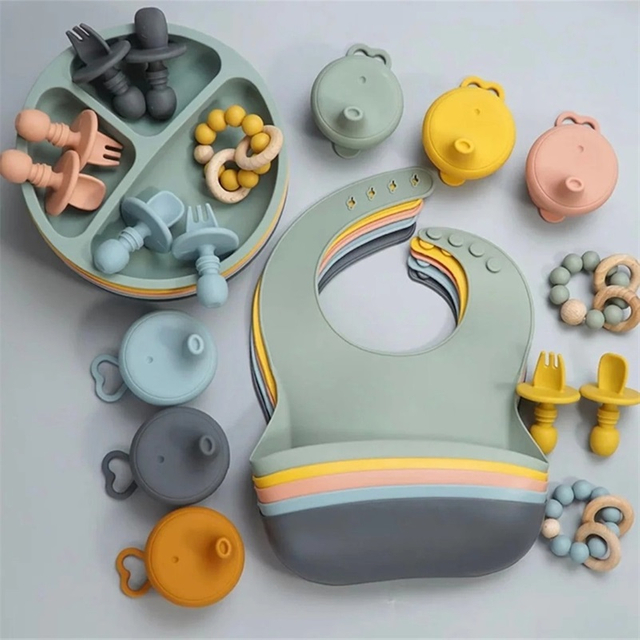 Baby Silicone Feeding Set