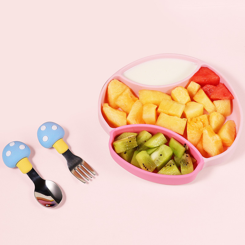 Children's Dinner Plate Fork And Spoon Set
