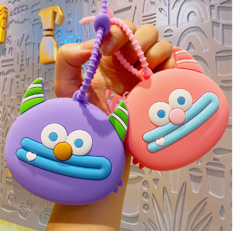 Creative Silicone Children's Coin Purse Keychain Pendant Mini Cute Bluetooth Earphone Storage Bag