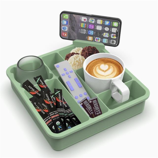 Silicone Sofa Snack Storage Tray